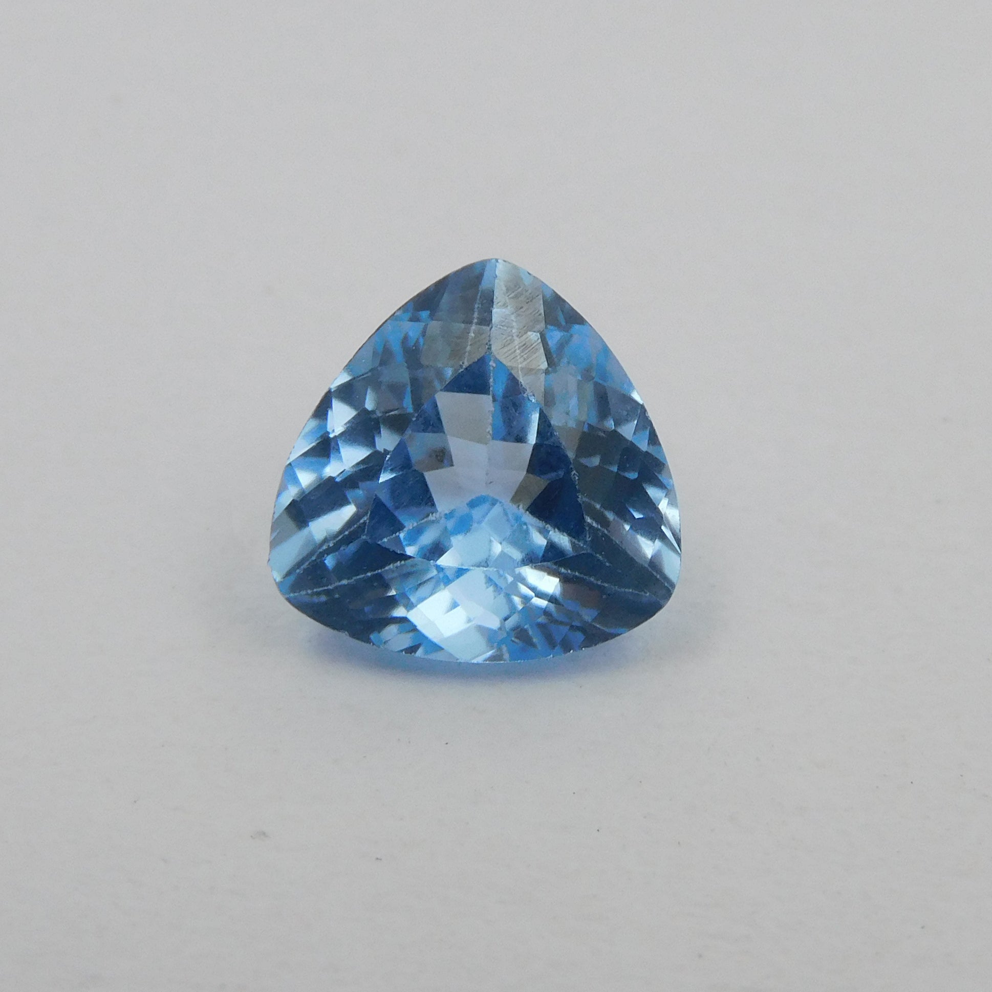 Earring Size CERTIFIED 3.00 Ct Natural Sapphire Blue Trillion Cut Loose Gemstone