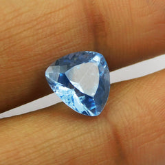 Earring Size CERTIFIED 3.00 Ct Natural Sapphire Blue Trillion Cut Loose Gemstone