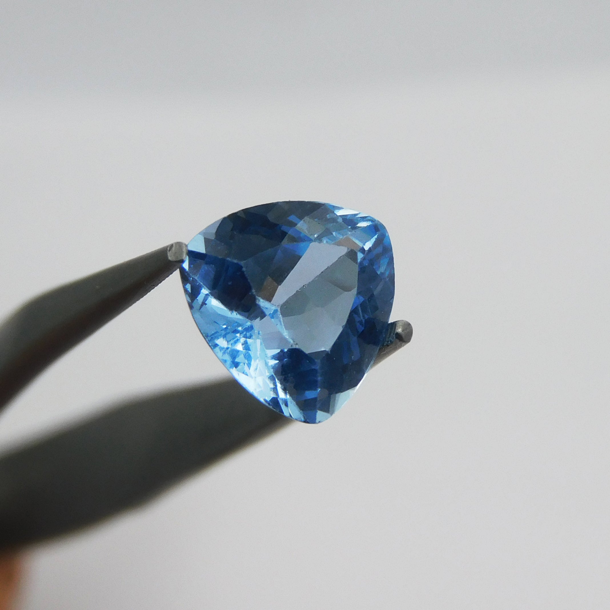 Earring Size CERTIFIED 3.00 Ct Natural Sapphire Blue Trillion Cut Loose Gemstone