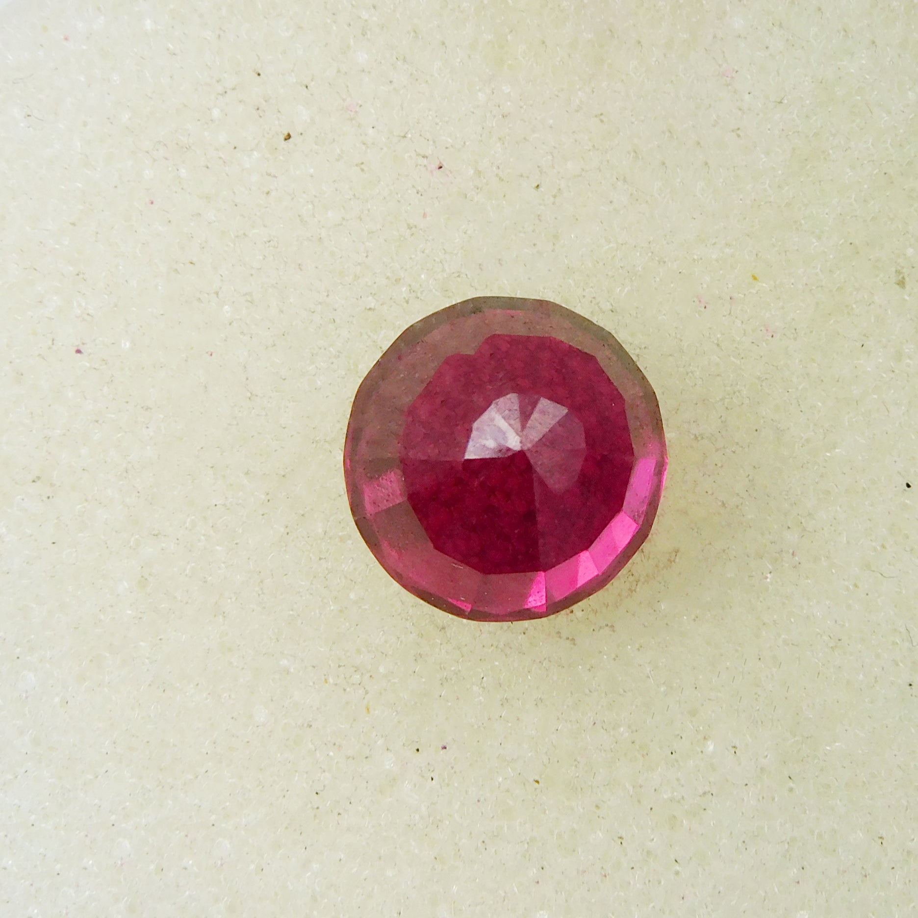 Stunning Round Cut Ruby 7.30 Carat Natural Red Ruby Certified Natural Loose Gemstone