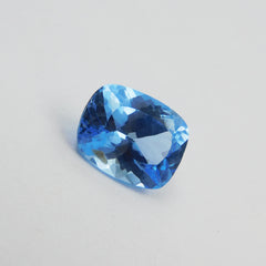 Natural Blue Sapphire Cushion Shape 5.05 Ct Loose Gemstone CERTIFIED Ring Size