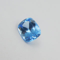 Natural Blue Sapphire Cushion Shape 5.05 Ct Loose Gemstone CERTIFIED Ring Size