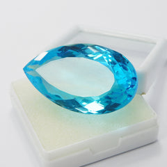 Shop Smart, Save on Sapphires 87.00 Ct Lab-Created Blue Sapphire Loose Gemstone Certified Pear Cut