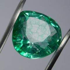 10 Ct Natural Colombian Emerald Pear Cut Green CERTIFIED Loose Gemstone