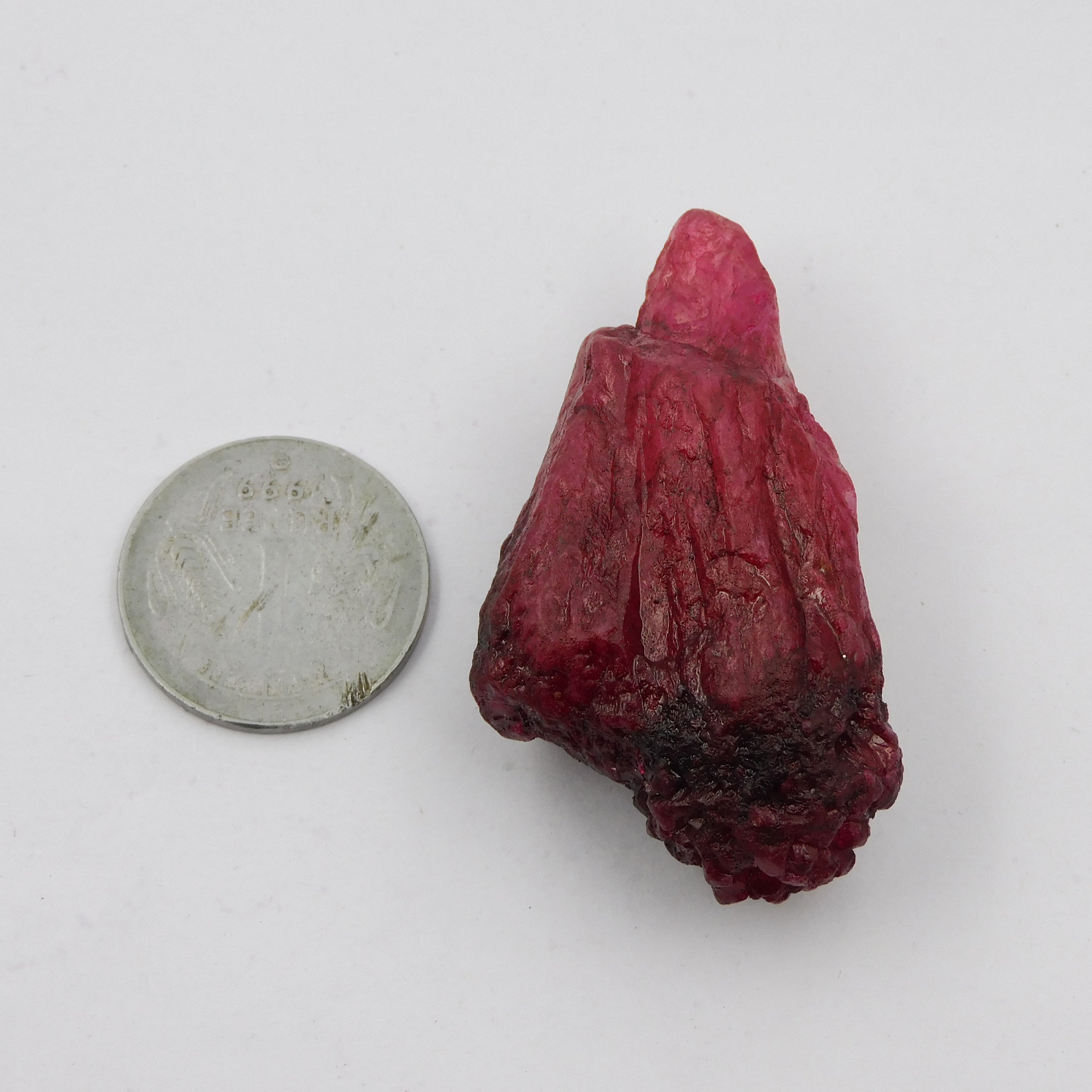 Best Price - Red Ruby Raw Chunk 195.63 Carat Natural Earth Mined Uncut Shape Certified From Burma Red Ruby Raw Chunk Stick Rough Gemstone Best Offer Ever