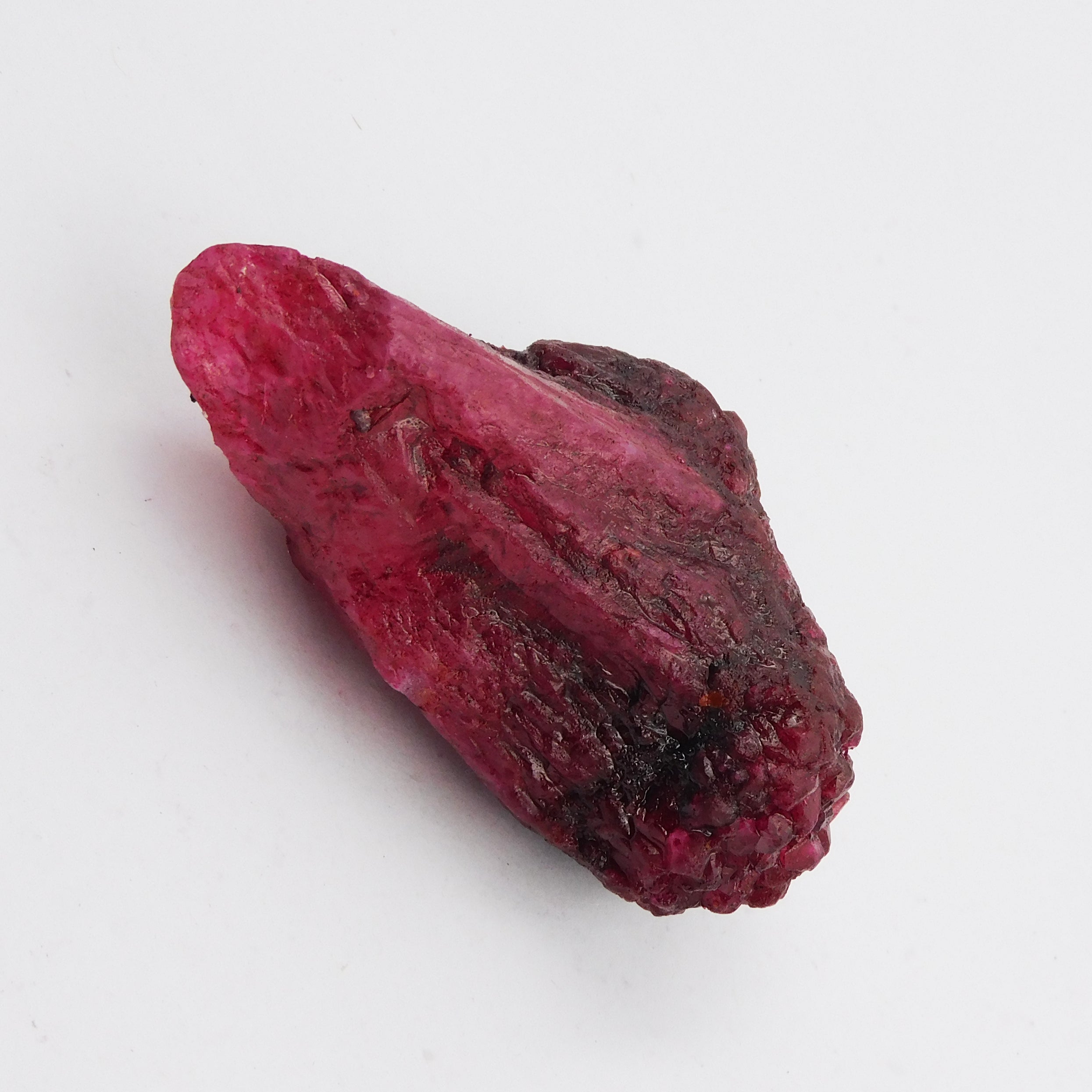 Best Price - Red Ruby Raw Chunk 195.63 Carat Natural Earth Mined Uncut Shape Certified From Burma Red Ruby Raw Chunk Stick Rough Gemstone Best Offer Ever