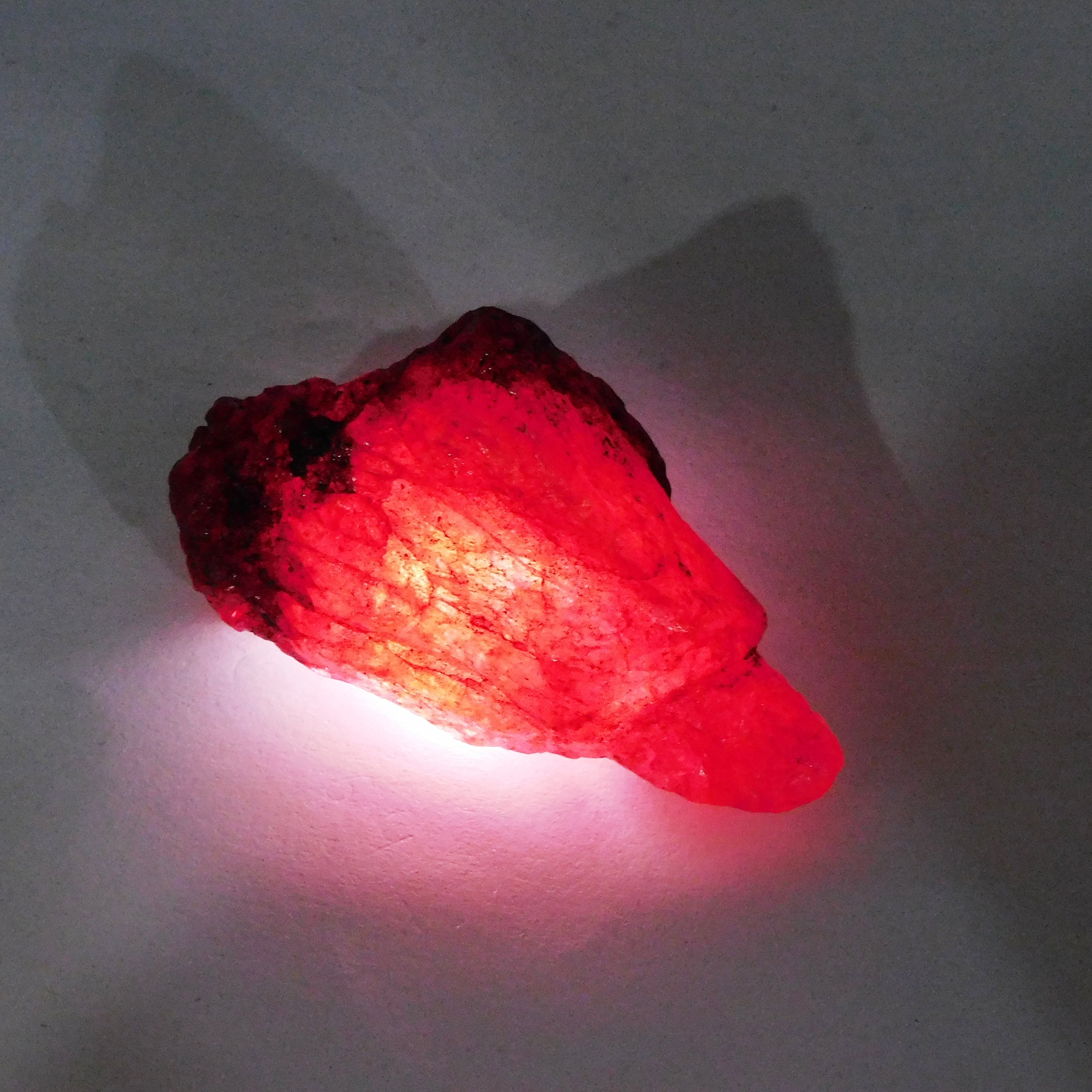 Best Price - Red Ruby Raw Chunk 195.63 Carat Natural Earth Mined Uncut Shape Certified From Burma Red Ruby Raw Chunk Stick Rough Gemstone Best Offer Ever