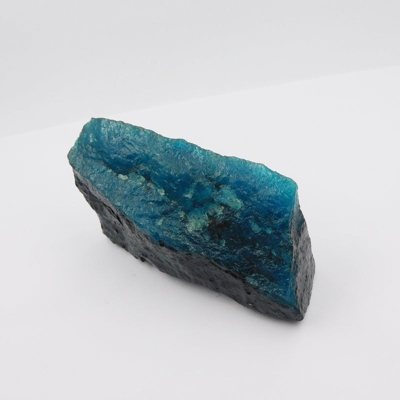 Rough Blue Aquamarine Gemstone blue rough crystal