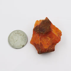 CERTIFIED Uncut Rough Natural Orange Sapphire 194 Ct Earth Mined Loose Gemstone , Sapphire Rough From Sri Lanka | Free Delivery Free Gift | Best Price