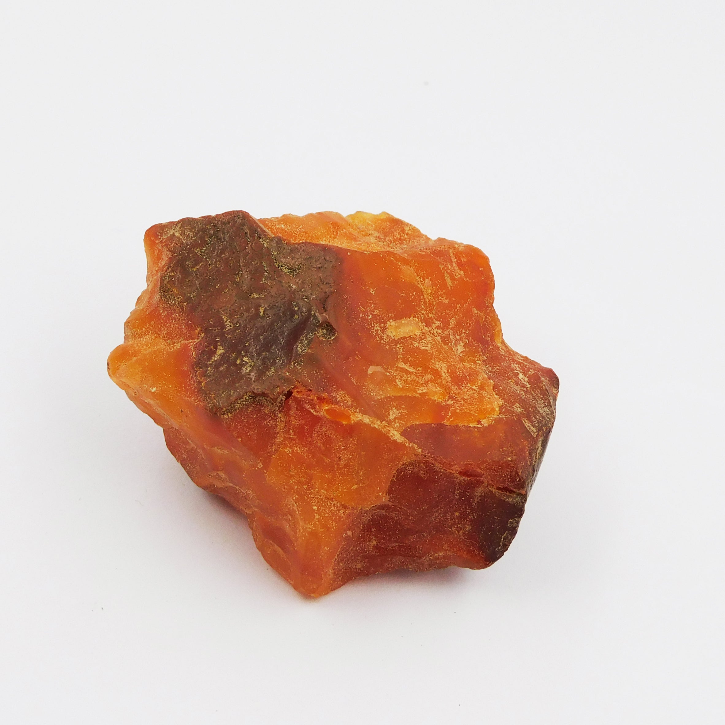 CERTIFIED Uncut Rough Natural Orange Sapphire 194 Ct Earth Mined Loose Gemstone , Sapphire Rough From Sri Lanka | Free Delivery Free Gift | Best Price