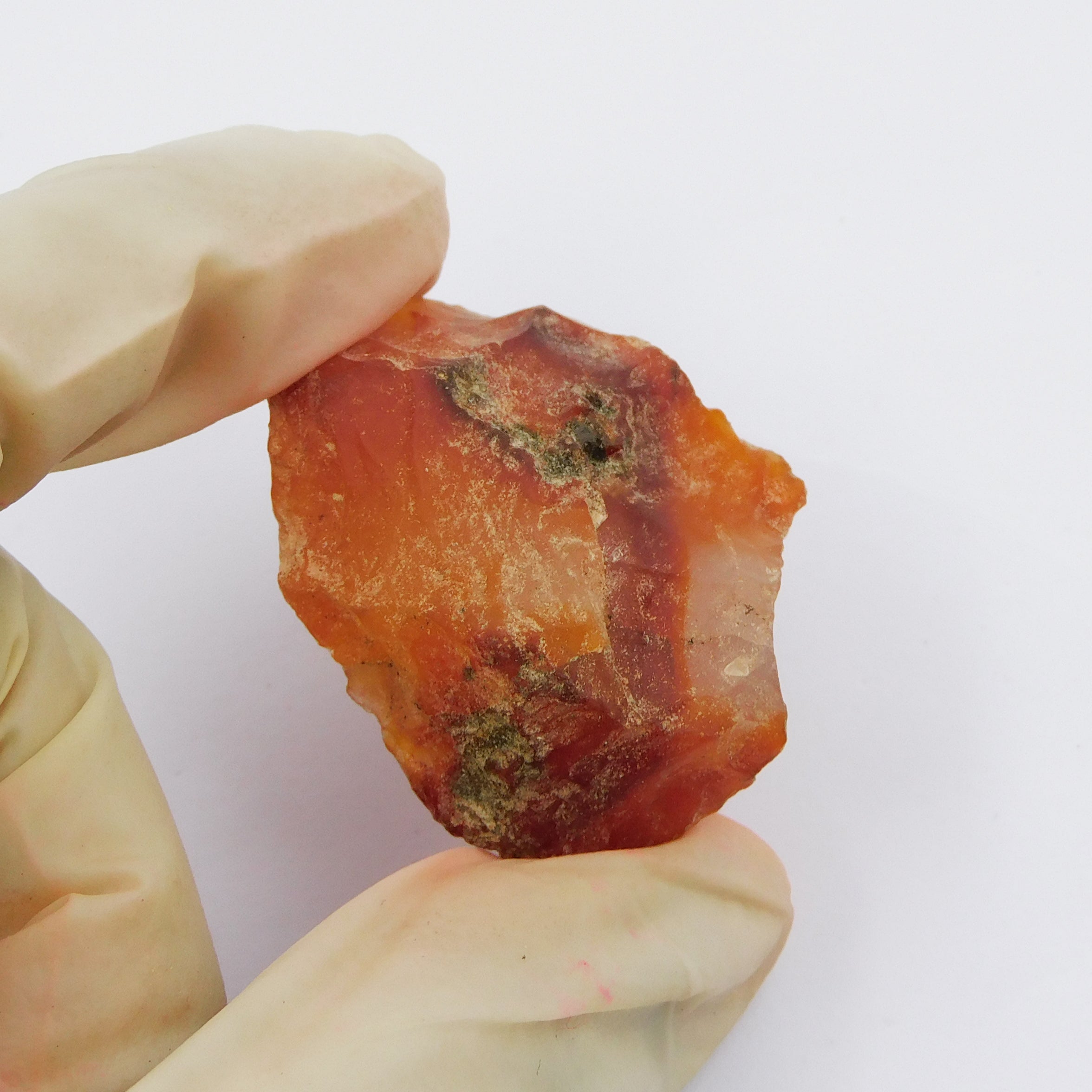 " SAPPHIRE " CERTIFIED Orange Sapphire Rough 124.7 Ct Natural Uncut Raw Rough Loose Gemstone | Summer's Best Price With Best offer | ON SALE