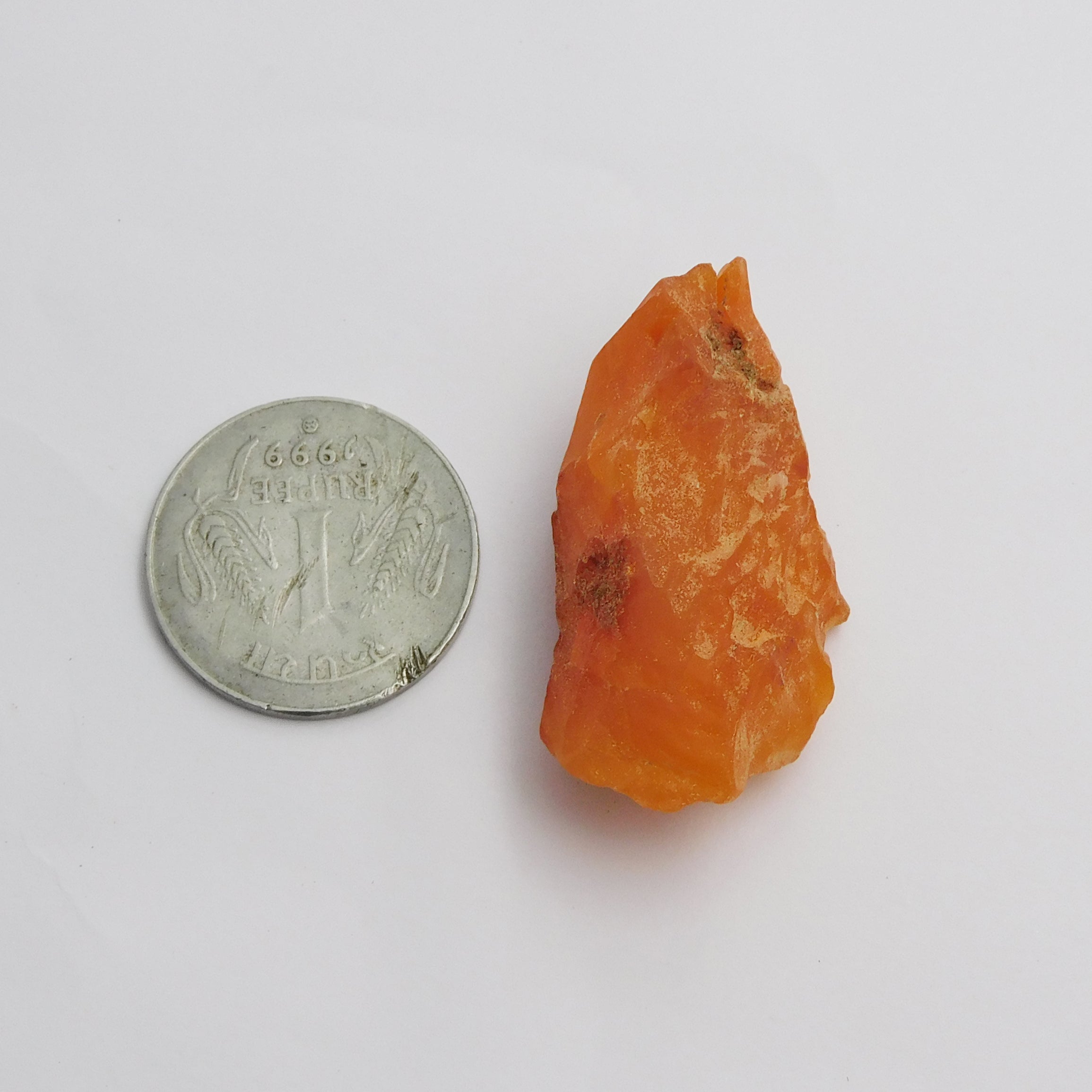 "Free Delivery Free Gift " 95.6 Ct Uncut Earth Mined Natural Orange Sapphire Rough CERTIFIED Loose Gemstone | Excellent Uncut Sapphire Rough | Best Offer