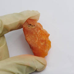 "Free Delivery Free Gift " 95.6 Ct Uncut Earth Mined Natural Orange Sapphire Rough CERTIFIED Loose Gemstone | Excellent Uncut Sapphire Rough | Best Offer