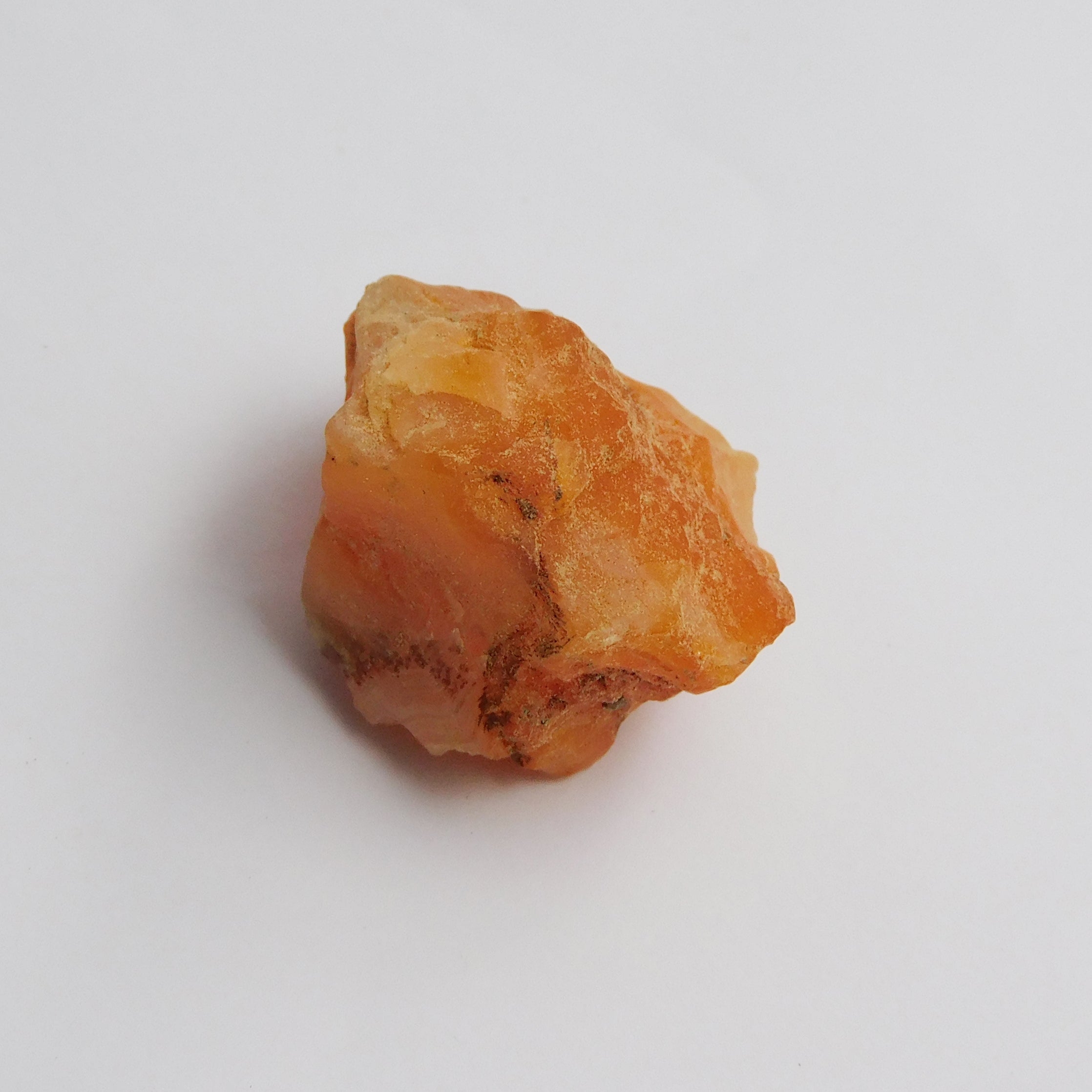 80 Ct Natural Orange Sapphire Rough CERTIFIED Earth Mined Uncut Loose Gemstone | Jewelry Making Earth Mined Rough | Gift For Her