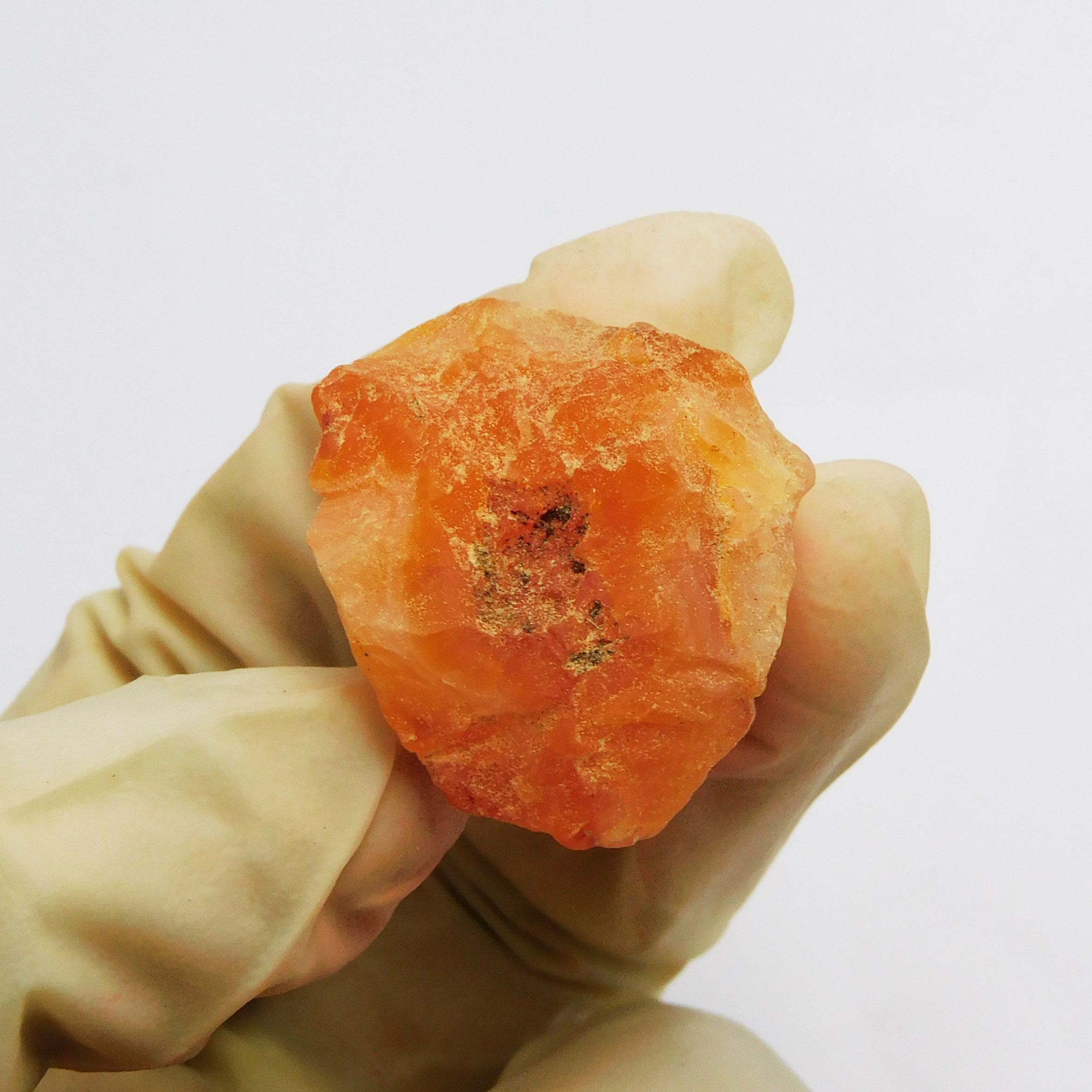 80 Ct Natural Orange Sapphire Rough CERTIFIED Earth Mined Uncut Loose Gemstone | Jewelry Making Earth Mined Rough | Gift For Her