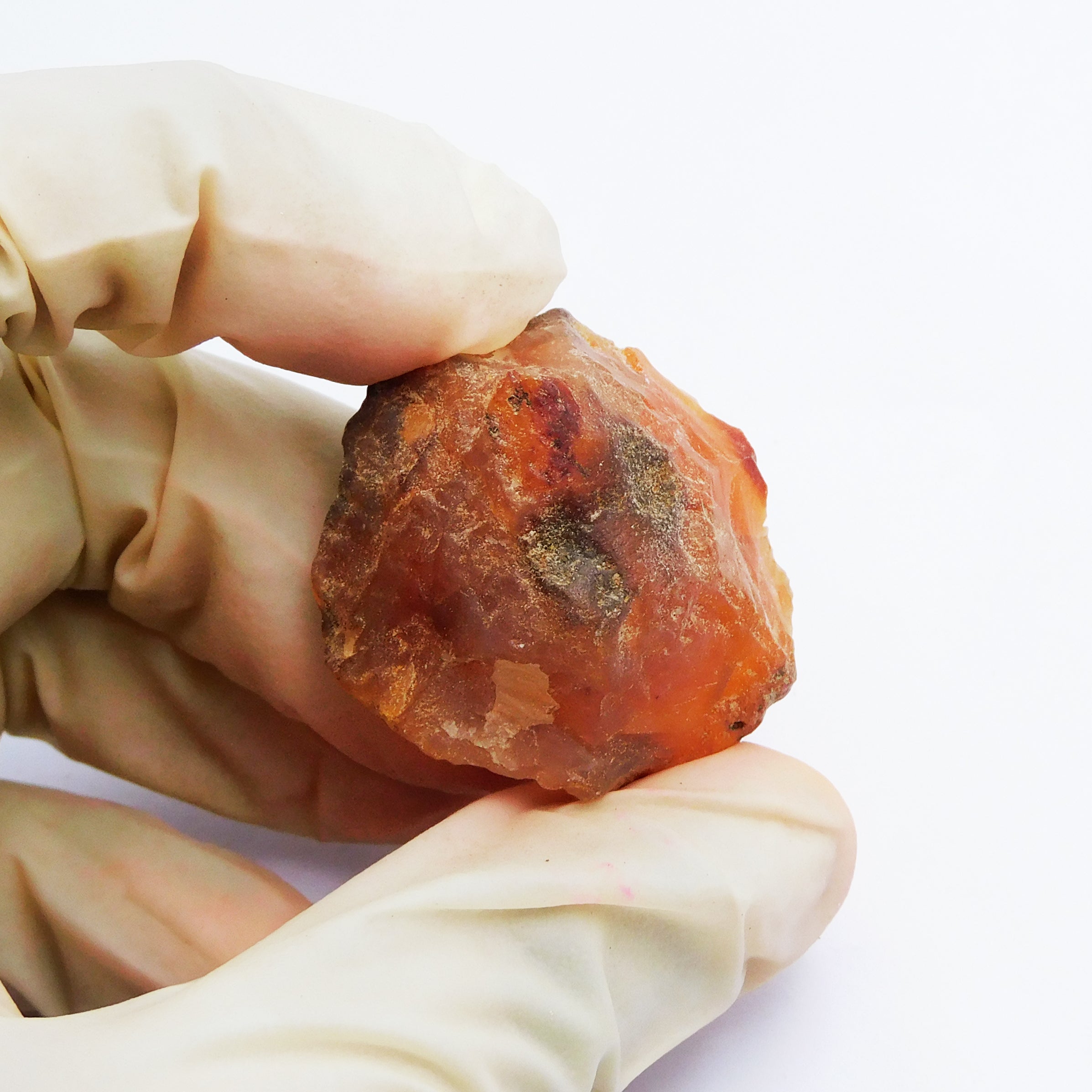 Stunning Quality Rough Natural Orange Sapphire 102.6 Ct Loose Gemstone CERTIFIED A++ Sapphire Rough , Raw sapphire ,