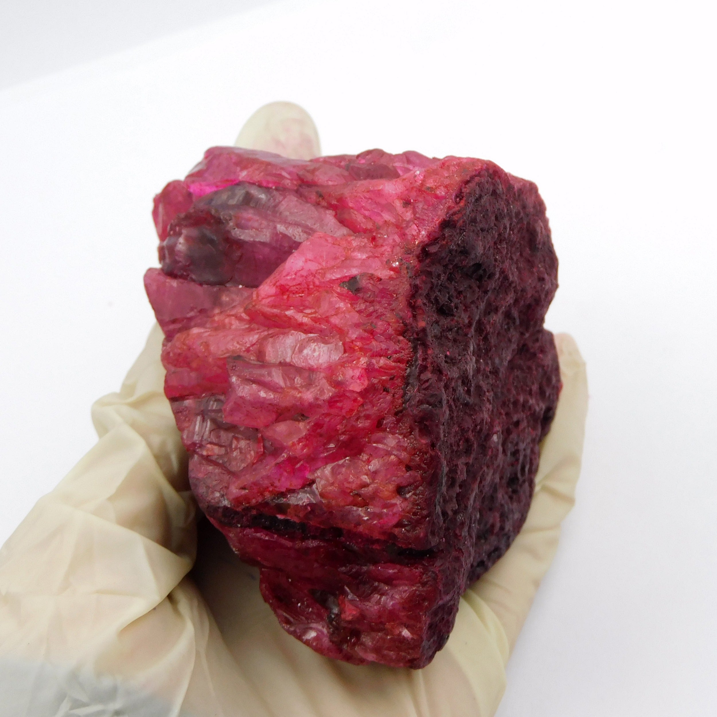 Certified Natural Powerful Ruby Ruby 1850.56 Carat Healing Uncut Shape Earth Mined Brumes Pigeon Blood Red Ruby Rough Chunk Gemstone