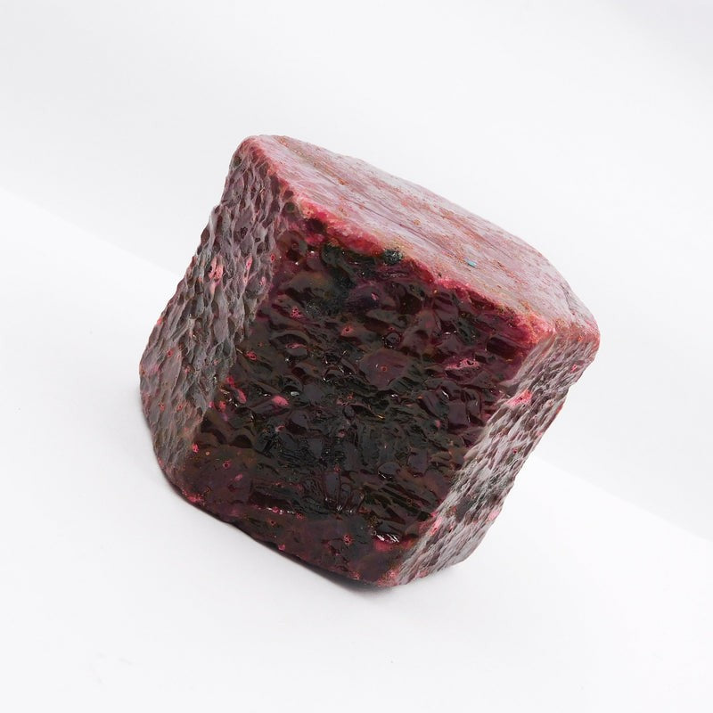 Natural Burmese Ruby Rough large carat uncut ruby display photo