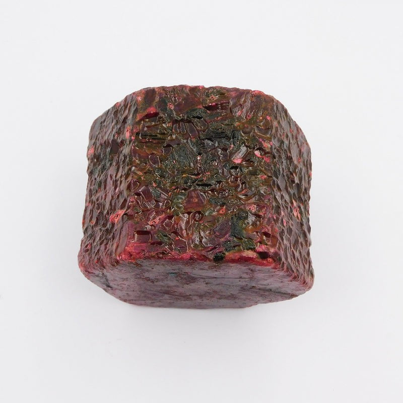 Natural Burmese Ruby Rough earth-mined rough specimen detail image