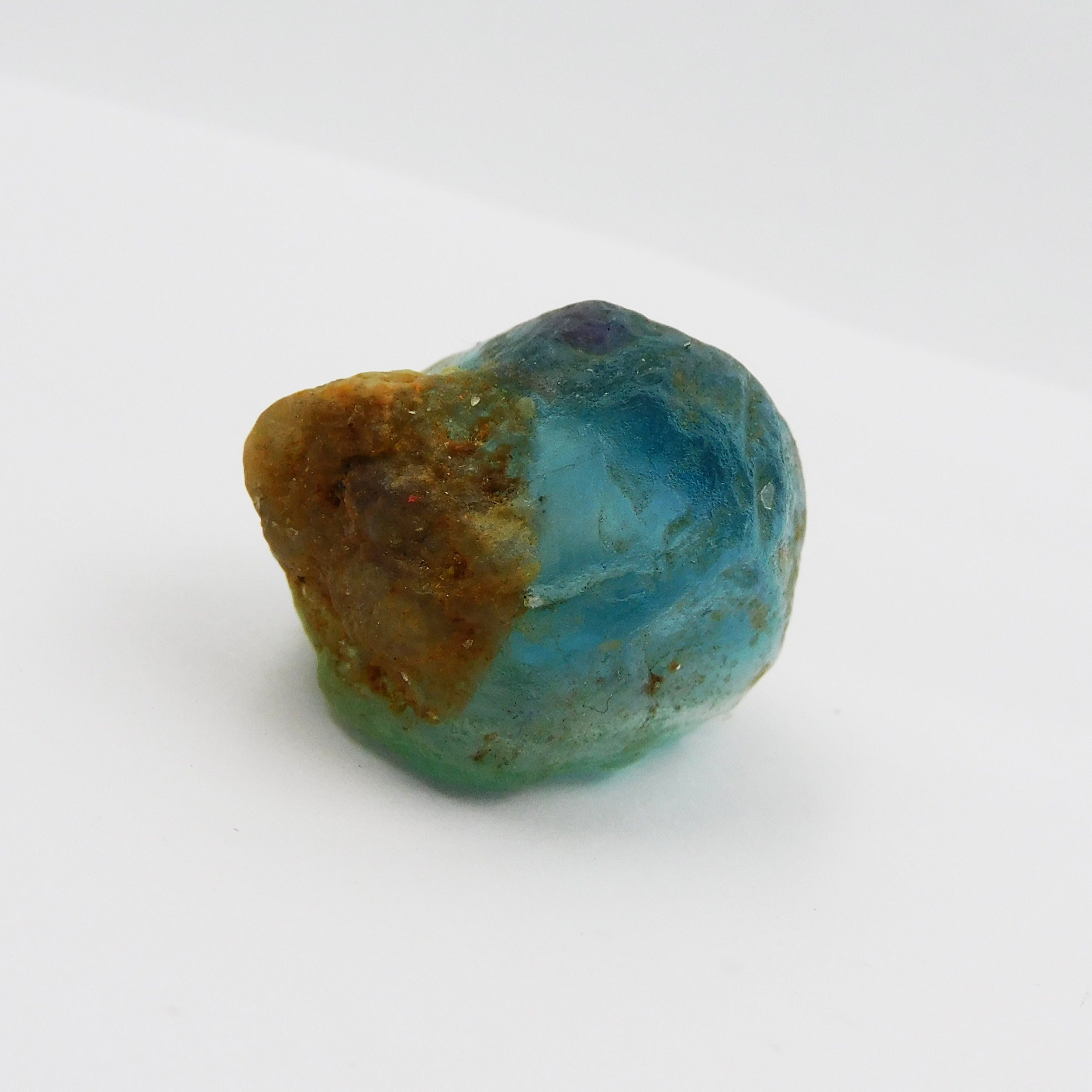 Earth Mined Natural CERTIFIED 92.55 Ct Fluorite Uncut Rough Multi Color Gemstone