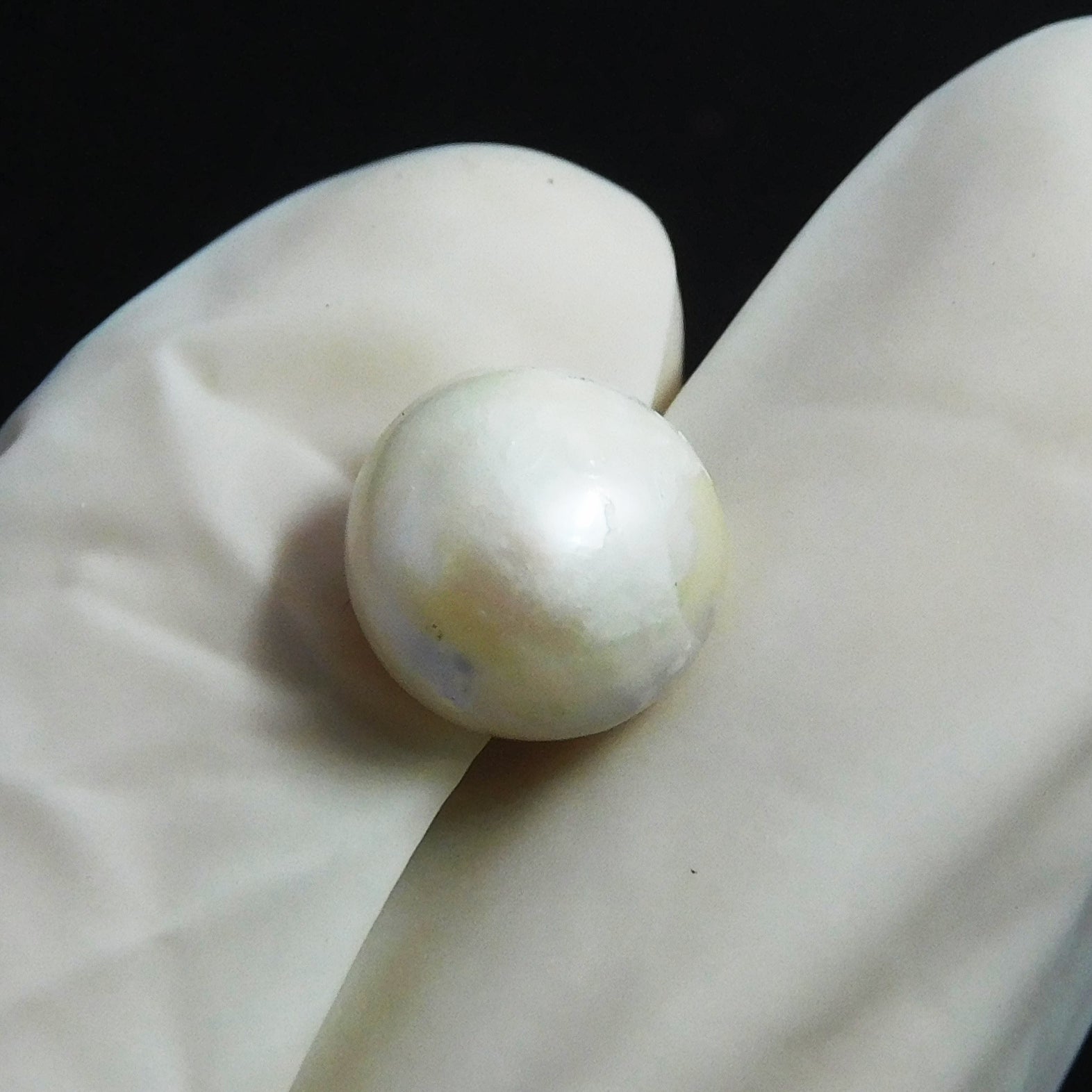 Round Shape Pearl Gem 5.00 Carat SEA Mabe Pearl Natural Ocean Pearl Certified Loose Gemstone | Pearl Necklace |Pearl Rings