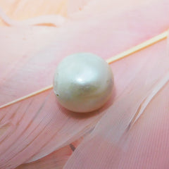 Round Shape Pearl Gem 5.00 Carat SEA Mabe Pearl Natural Ocean Pearl Certified Loose Gemstone | Pearl Necklace |Pearl Rings