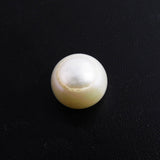 PEARL - Jwelery For Bride/ Groom 3.90 Carat Round Shape Natural Freshwater Pearl Certified Tahitian Pearl Loose Gemstone