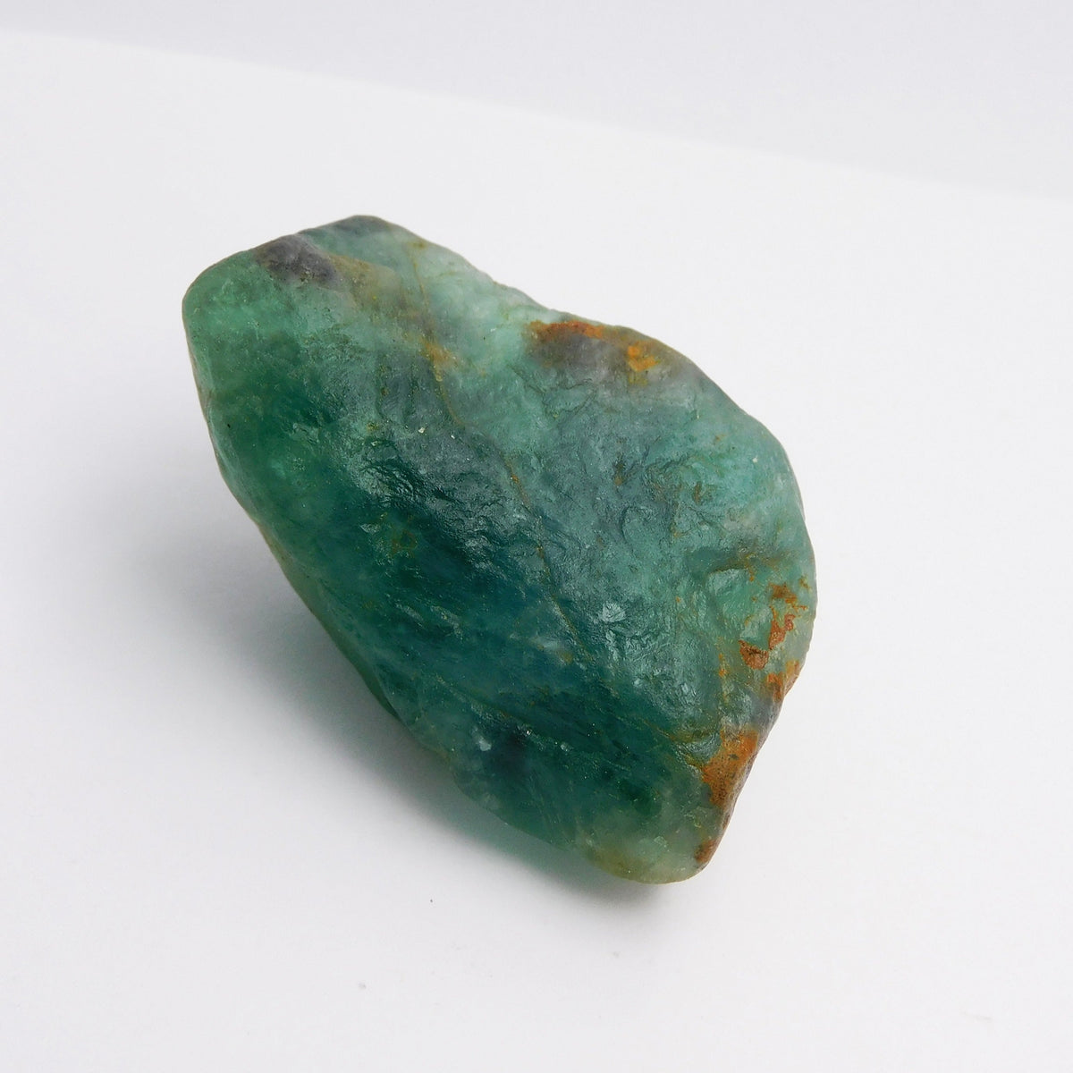 100% Natural Multi Color Fluorite 304.5 Uncut Rough Gemstone Tumble - Raw Fluorite Slabs Tumble Green Gemstone Specimen Geode
