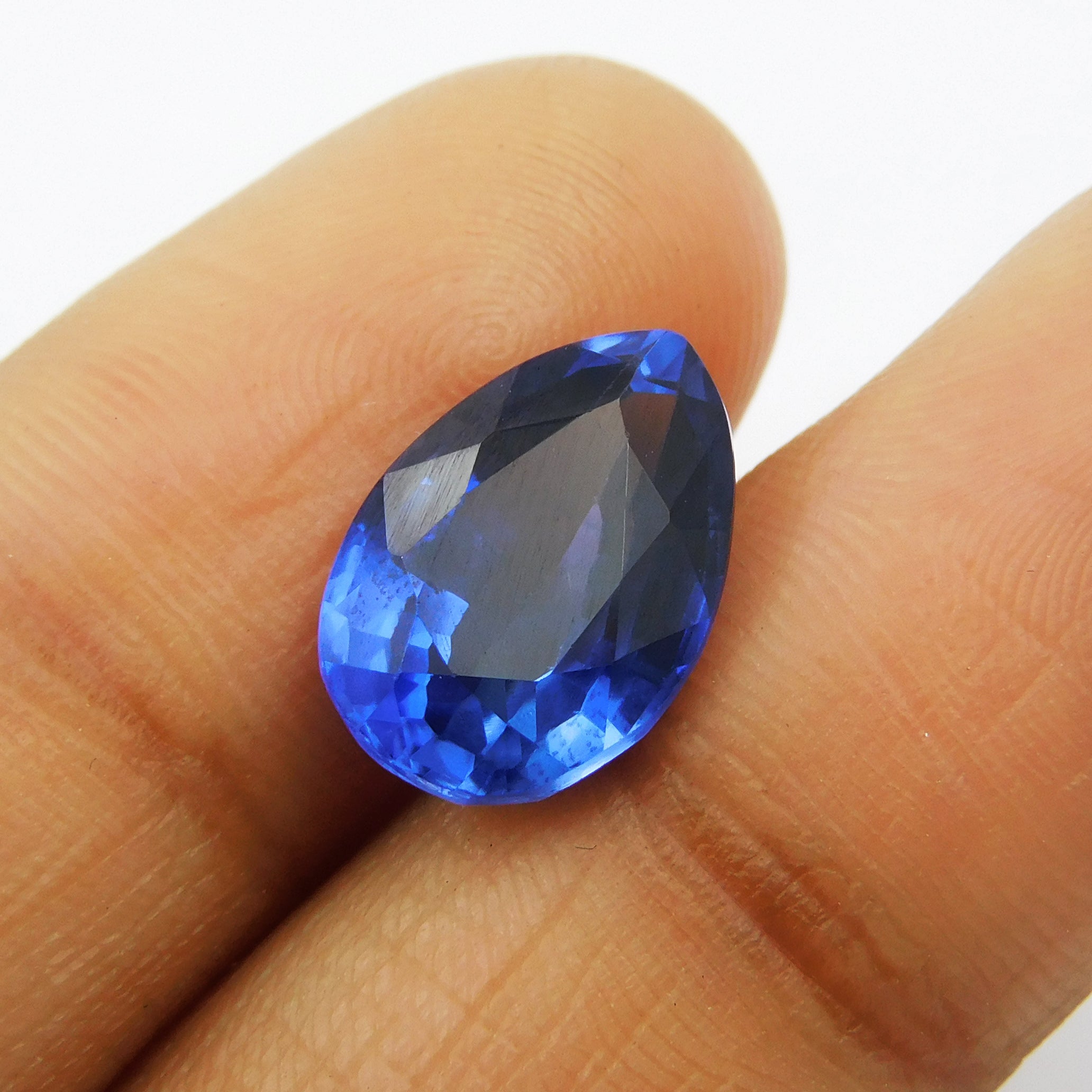 "DECEMBER " Birth Month Gemstone , 8.25 Carat Pear Cut Blue Dark Tanzanite Certified Natural Loose Gemstone |Free Gift Free Delivery | Gift For Wife/ Sister