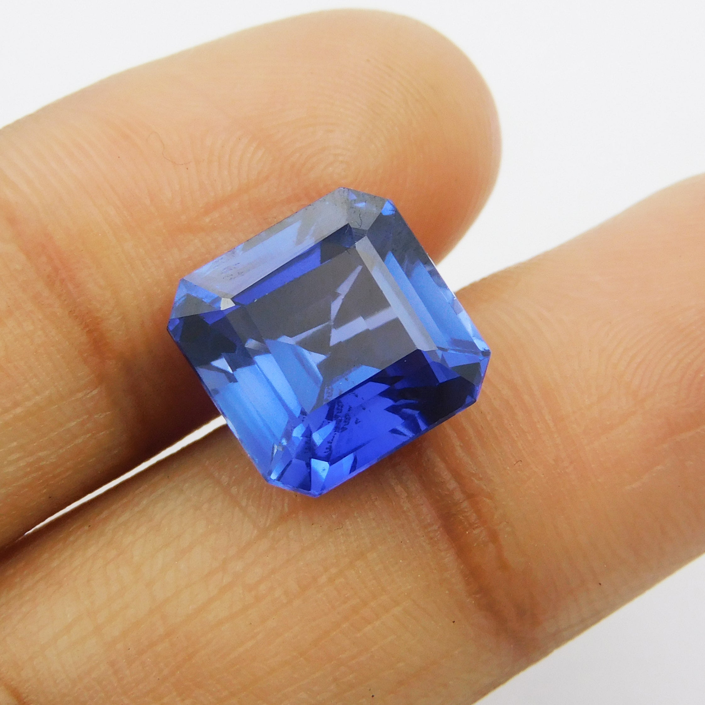 Exclusive Offer !!! Natural Certified 9.65 Carat Square Cut Blue Dark Tanzanite Loose Gemstone | Free Shipping With Extra Special Gift | Charming Tanzanite" DARK BLUE "