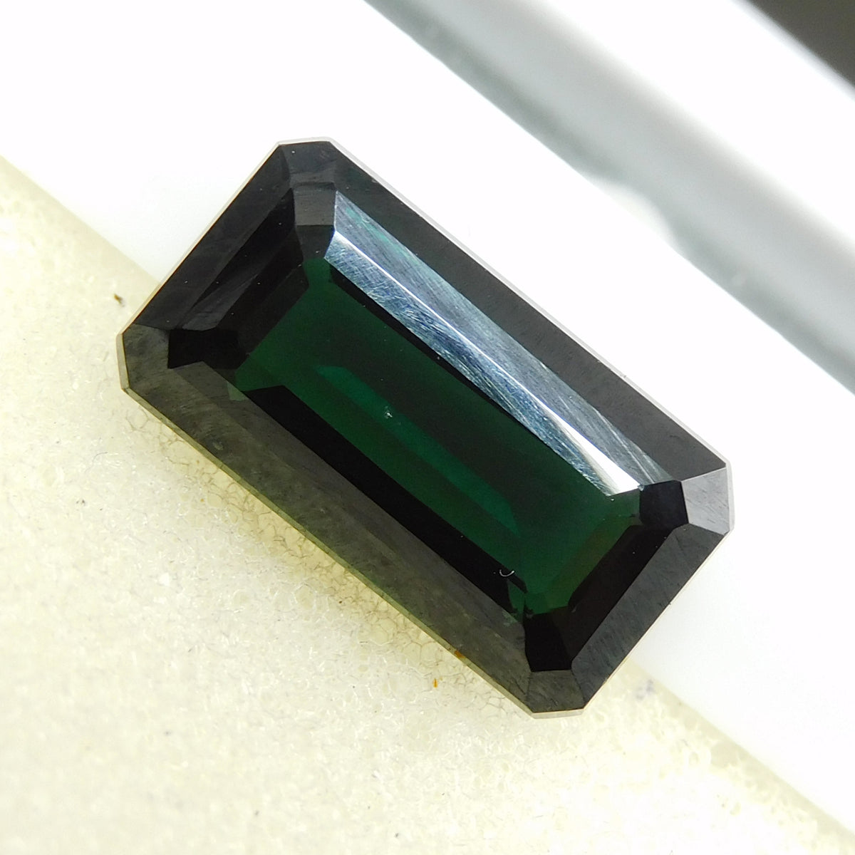 Natural 10.20 Ct Green Tourmaline CERTIFIED Emerald Cut Loose Gemstone