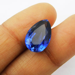 Best Tanzanite Gemstone !!! 9.84 Carat PEAR CUT Blue Tanzanite Natural CERTIFIED Loose Gemstone | Free Delivery Free Gift | Best Price