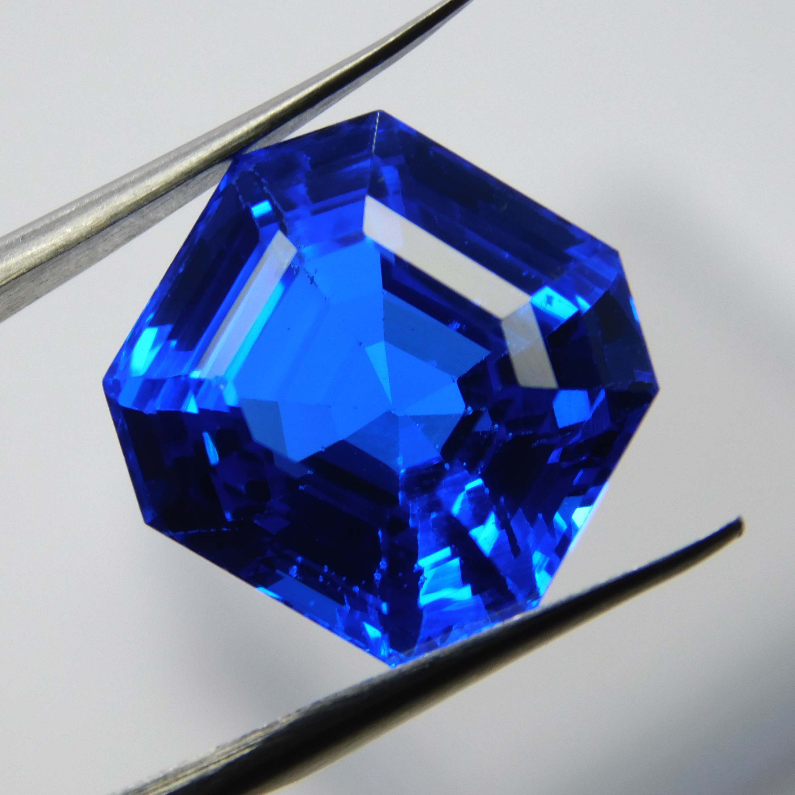 Natural Tanzanite Blue Square Cut 10.70 Ct CERTIFIED Loose Gemstone For Jewelry A-2991