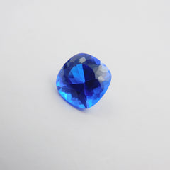 10.65 Ct Natural Blue Tanzanite Square Cushion Cut CERTIFIED Loose Gemstone