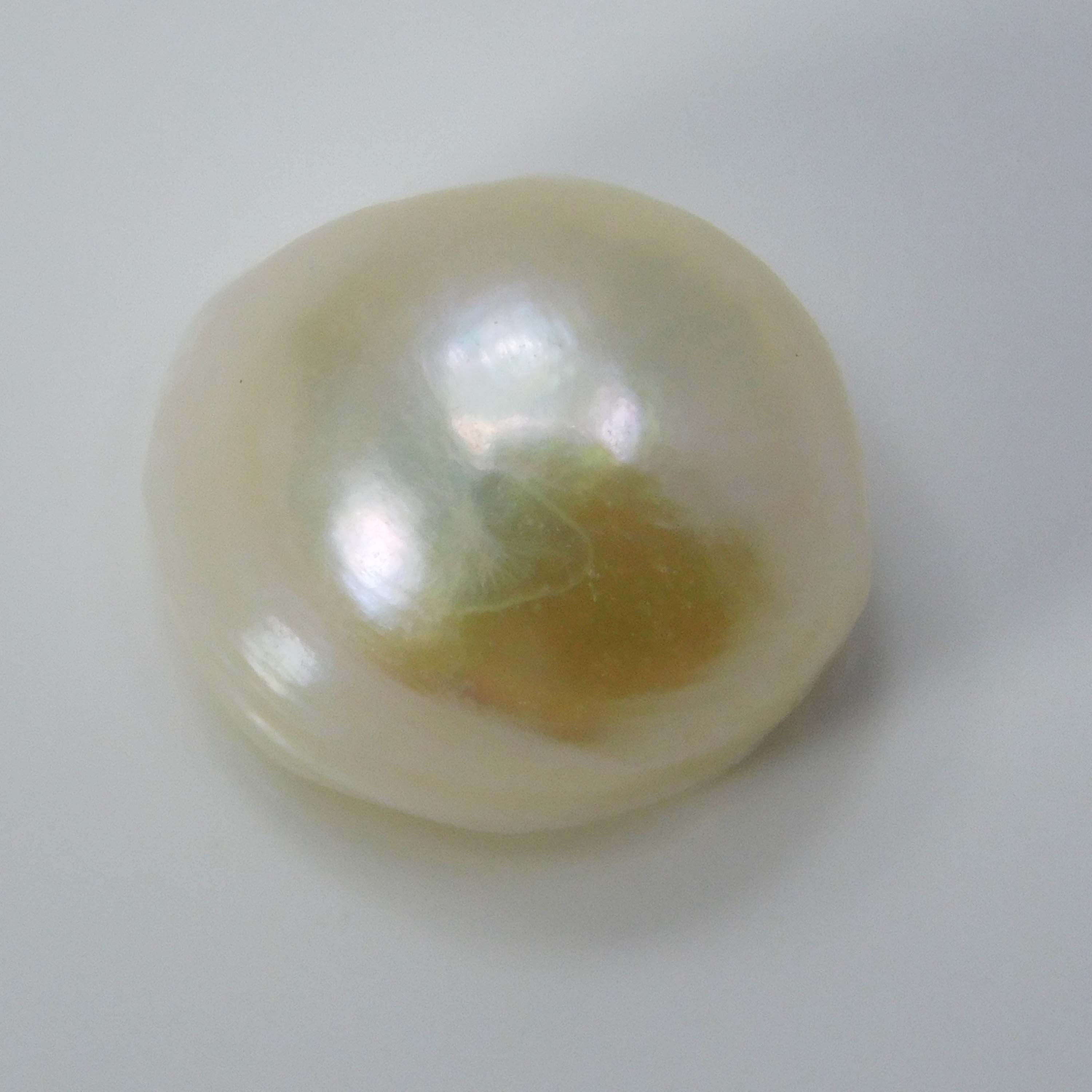 12 MM White MABE South Pacific SEA CERTIFIED Loose PEARL