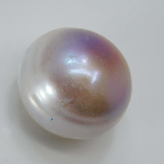 CERTIFIED 11 MM White MABE South Pacific SEA Loose PEARL Ring Size