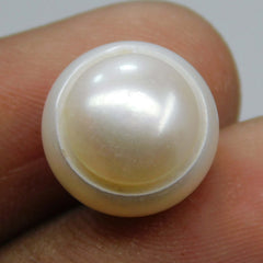 White MABE South Pacific SEA 11 MM 9.65 Loose Gemstone PEARL CERTIFIED