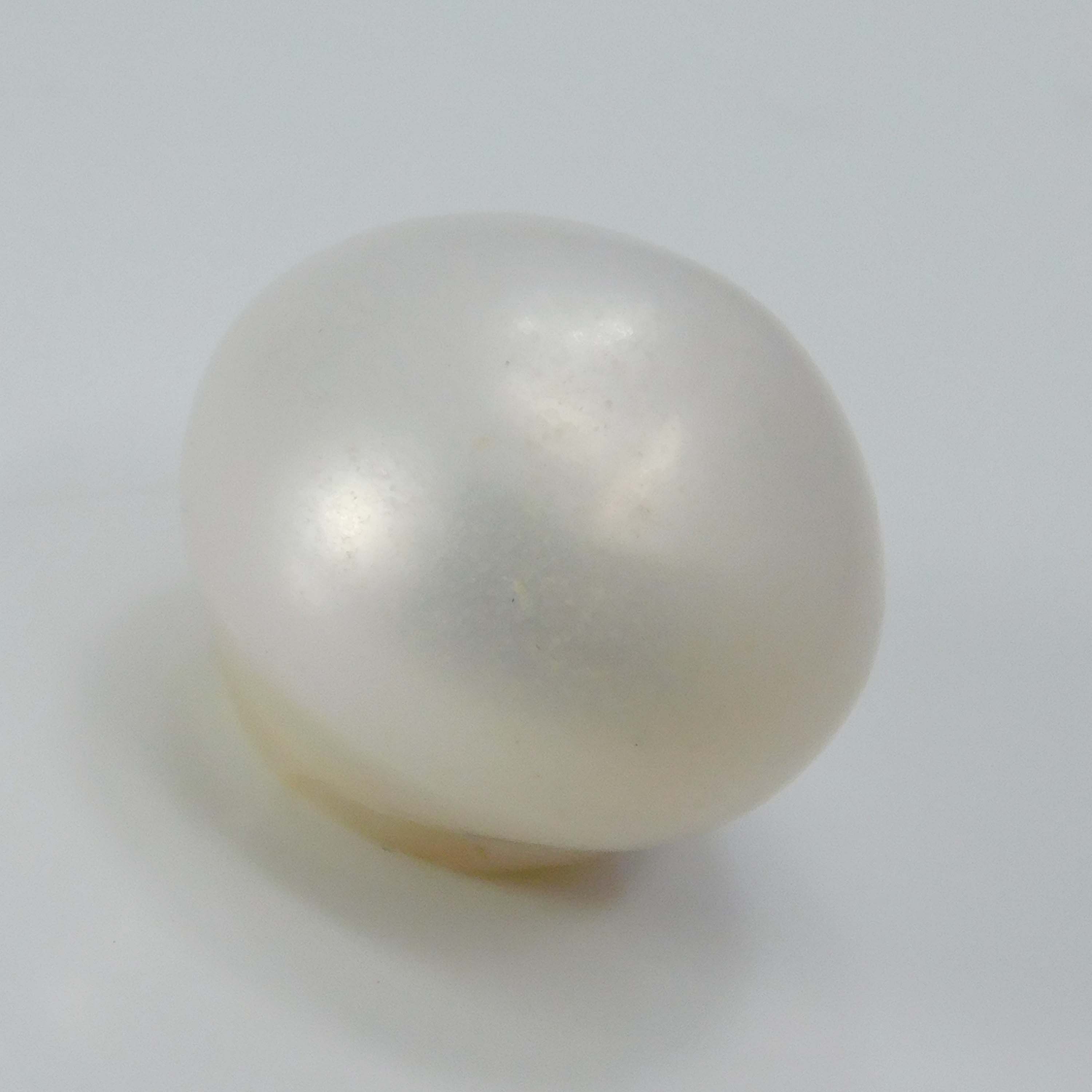 10 MM White MABE South Pacific SEA Loose PEARL CERTIFIED Ring Size