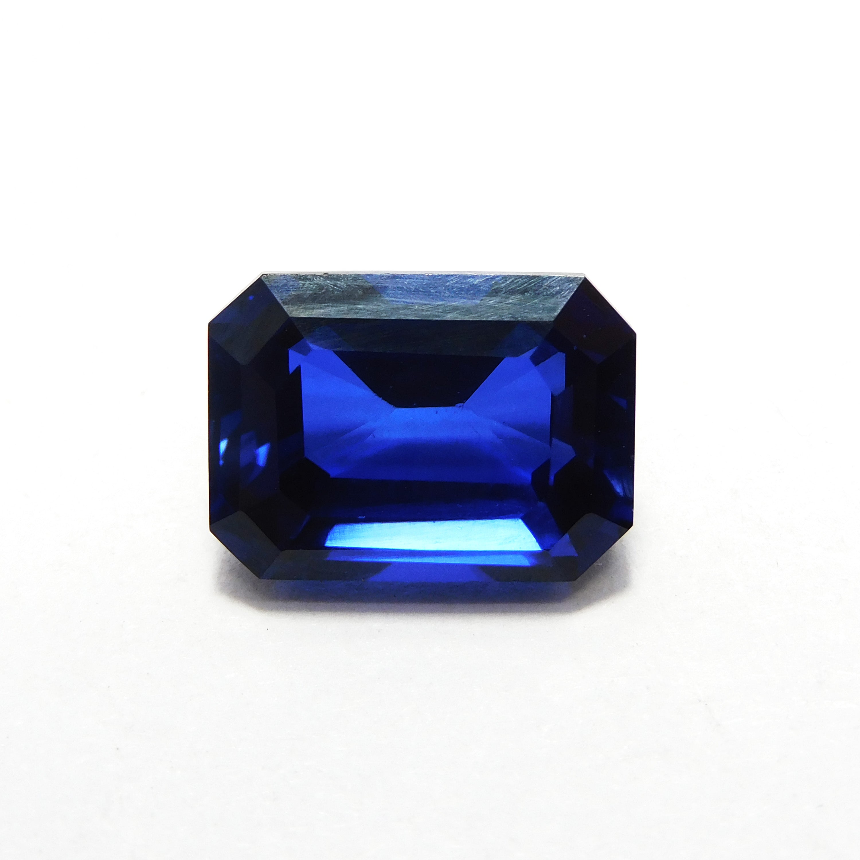 Amazing Offer !!! 7.95 Carat Emerald Cut Natural Blue Color Tanzanite Certified Loose Gemstone | Bumper Offer