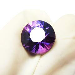 Certified Loose Gemstone Round Cut 7.65 Carat Purple Color Natural Tanzanite | PURPLE COLOR - Ring Size Gemstone