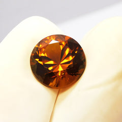 Sri Lanka Sapphire ! Free Shipping Free Delivery ! 9.45 Carat Orange Color Sapphire Natural CERTIFIED Loose Gemstone