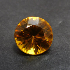 Yellow Color Sapphire Round Shape 7.32 Carat Certified Natural Loose Gemstone | Free Delivery Free Gift | Best On Sale