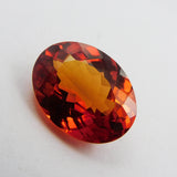 Orange Color Sapphire 9.65 Carat Oval Cut Certified Natural Sapphire Loose Gemstone | Free Shipping Free Gift | GRAB FOR IT