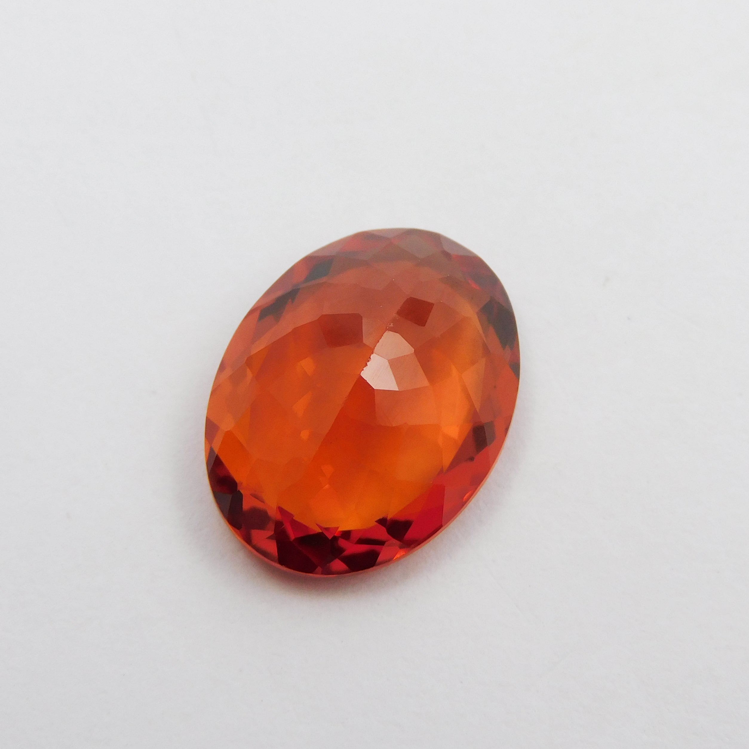 Orange Color Sapphire 9.65 Carat Oval Cut Certified Natural Sapphire Loose Gemstone | Free Shipping Free Gift | GRAB FOR IT