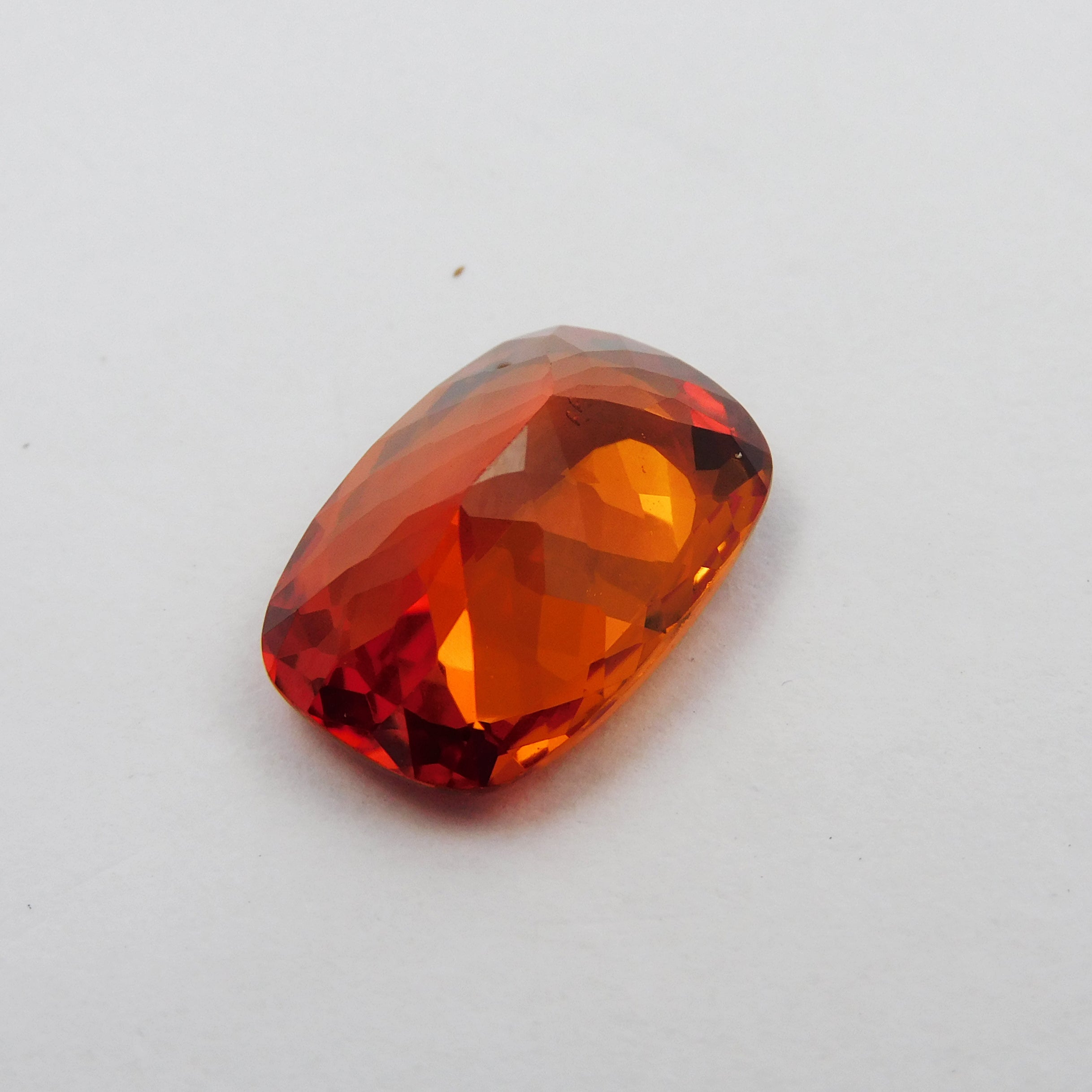 For Beautiful Jwelery !! Cushion Cut 7.25 Carat Natural Orange Sapphire CERTIFIED Loose Gemstone | Gift For Her / Him | Superior Offer