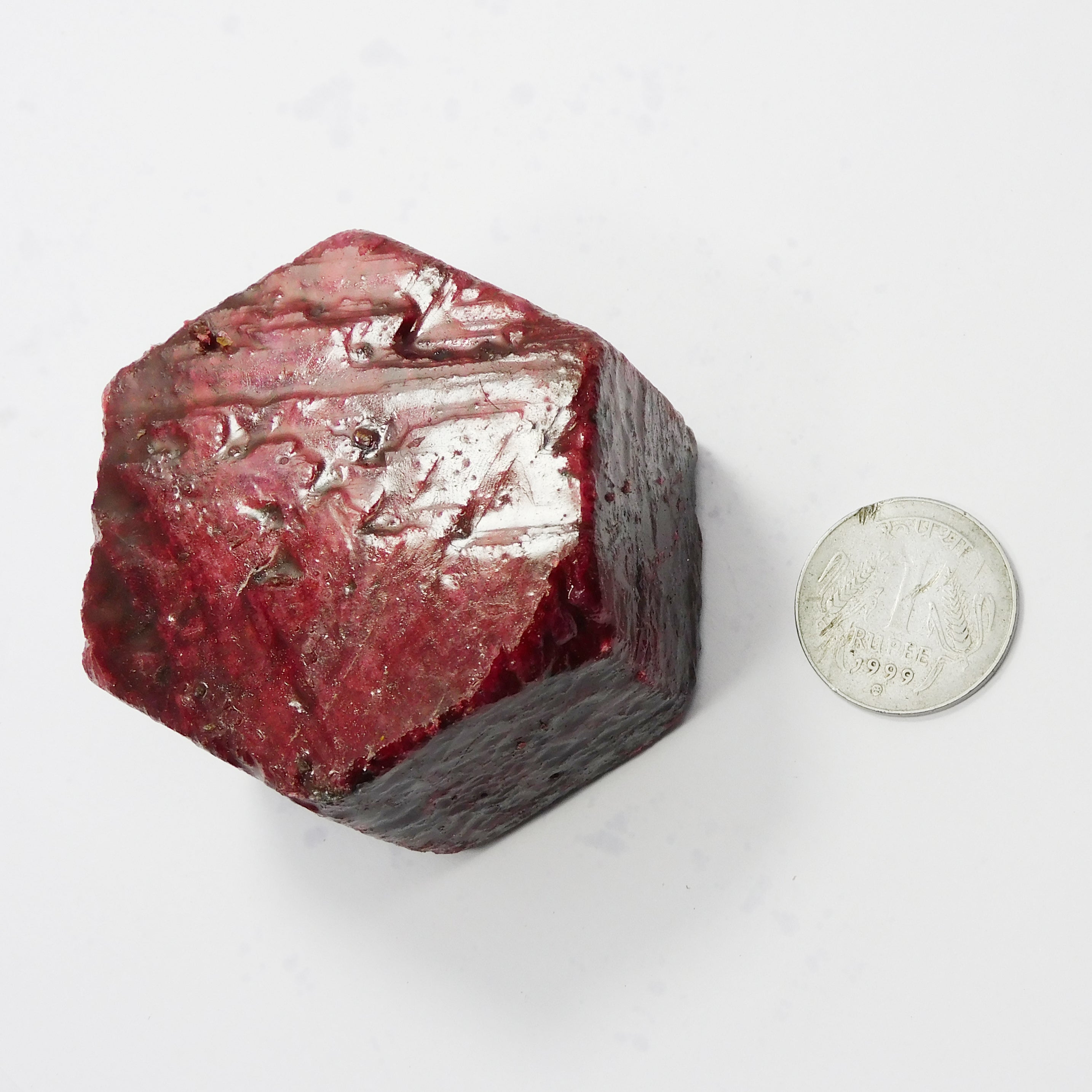 2106 Carat Carat Natural Red Ruby Certified Loose Gemstone Huge Size Rough