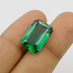 Awesome Gemstone !! Beautiful Ring !! Emerald Cut 8.65 Carat Green Natural Tourmaline Certified Loose Gemstone