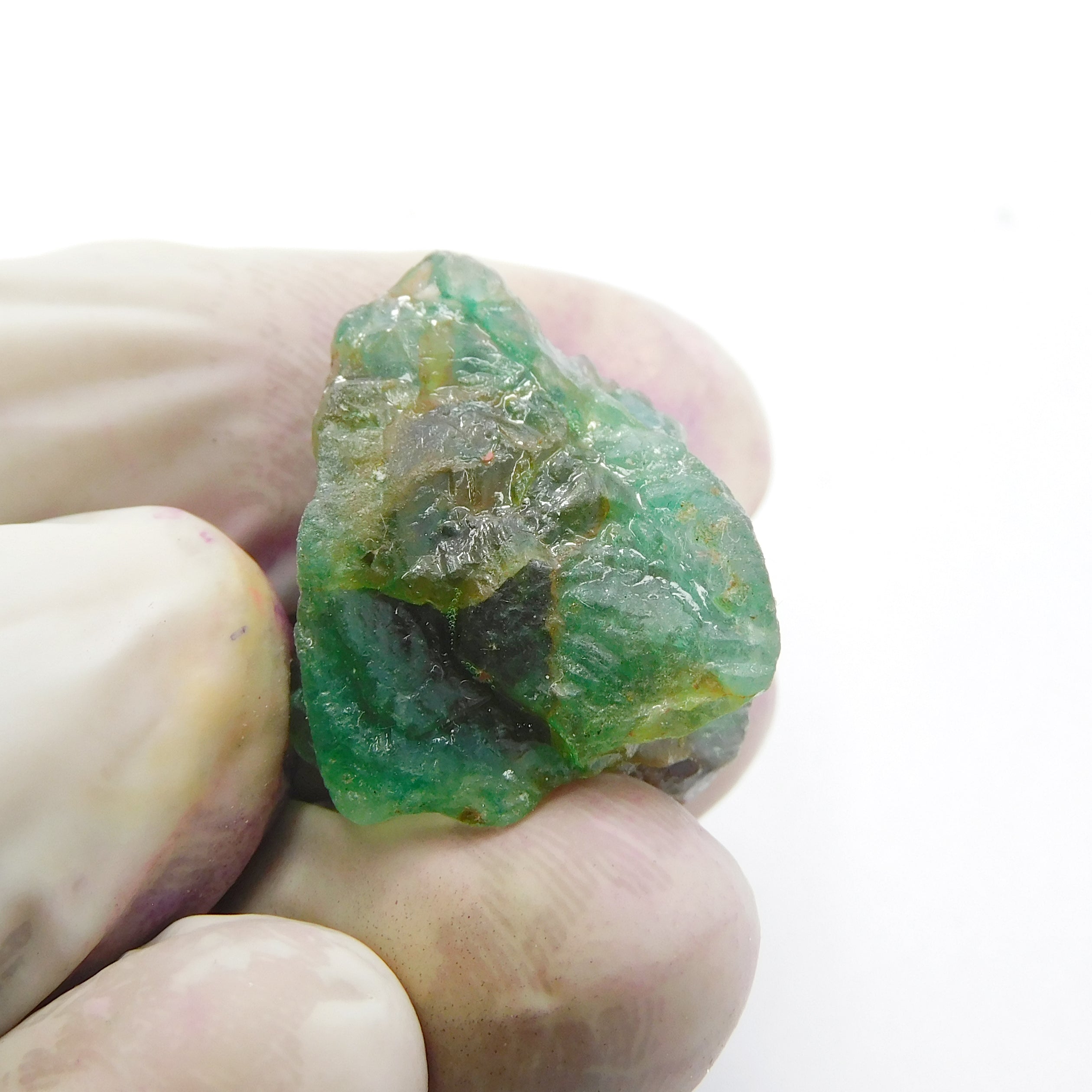 CERTIFIED 34.25 Ct Natural Fluorite Uncut Multi Color Raw Rough Loose Gemstone