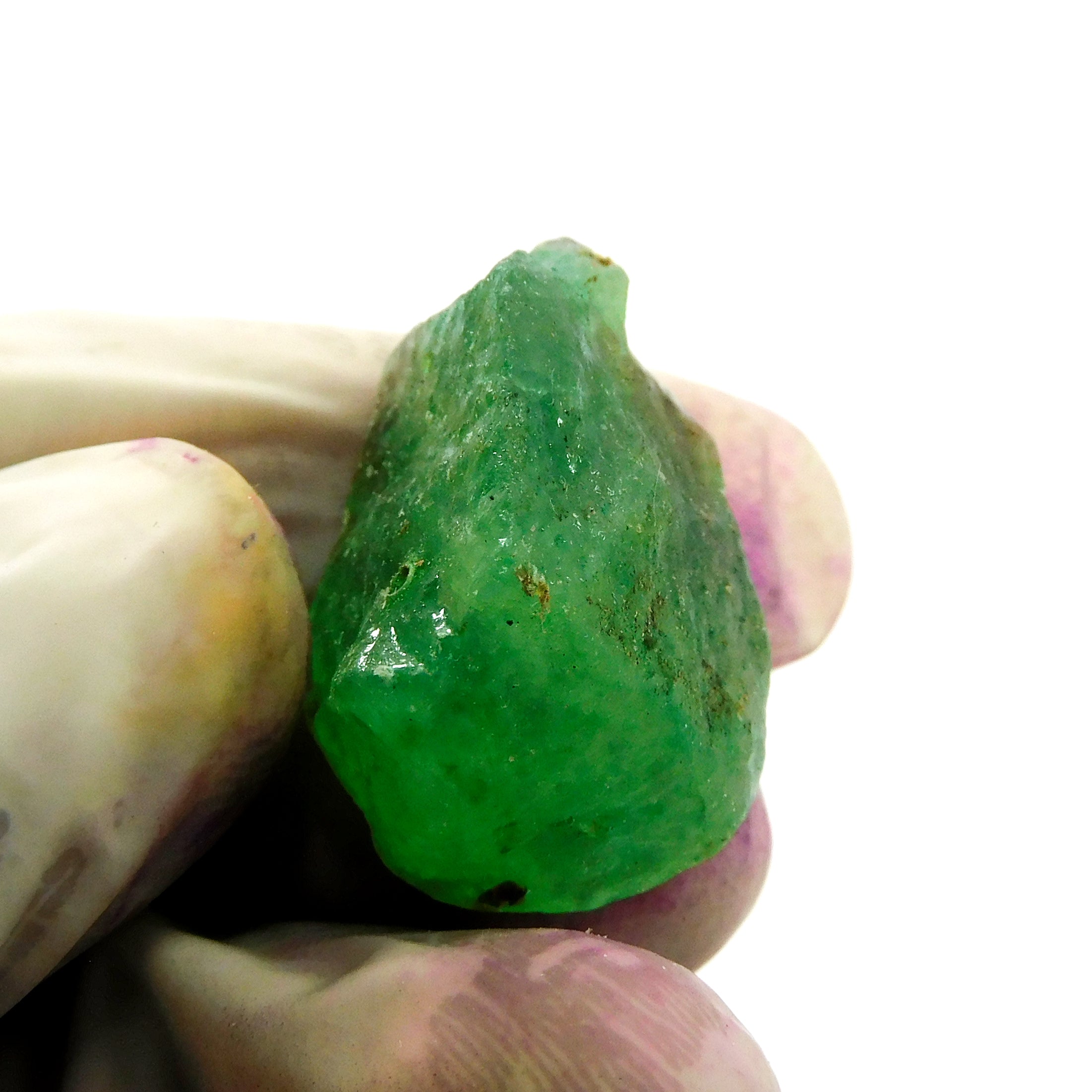 February/March Gemstone Raw Rough 45.20 Carat Natural Multi Color Fluorite Certified Loose Gemstone