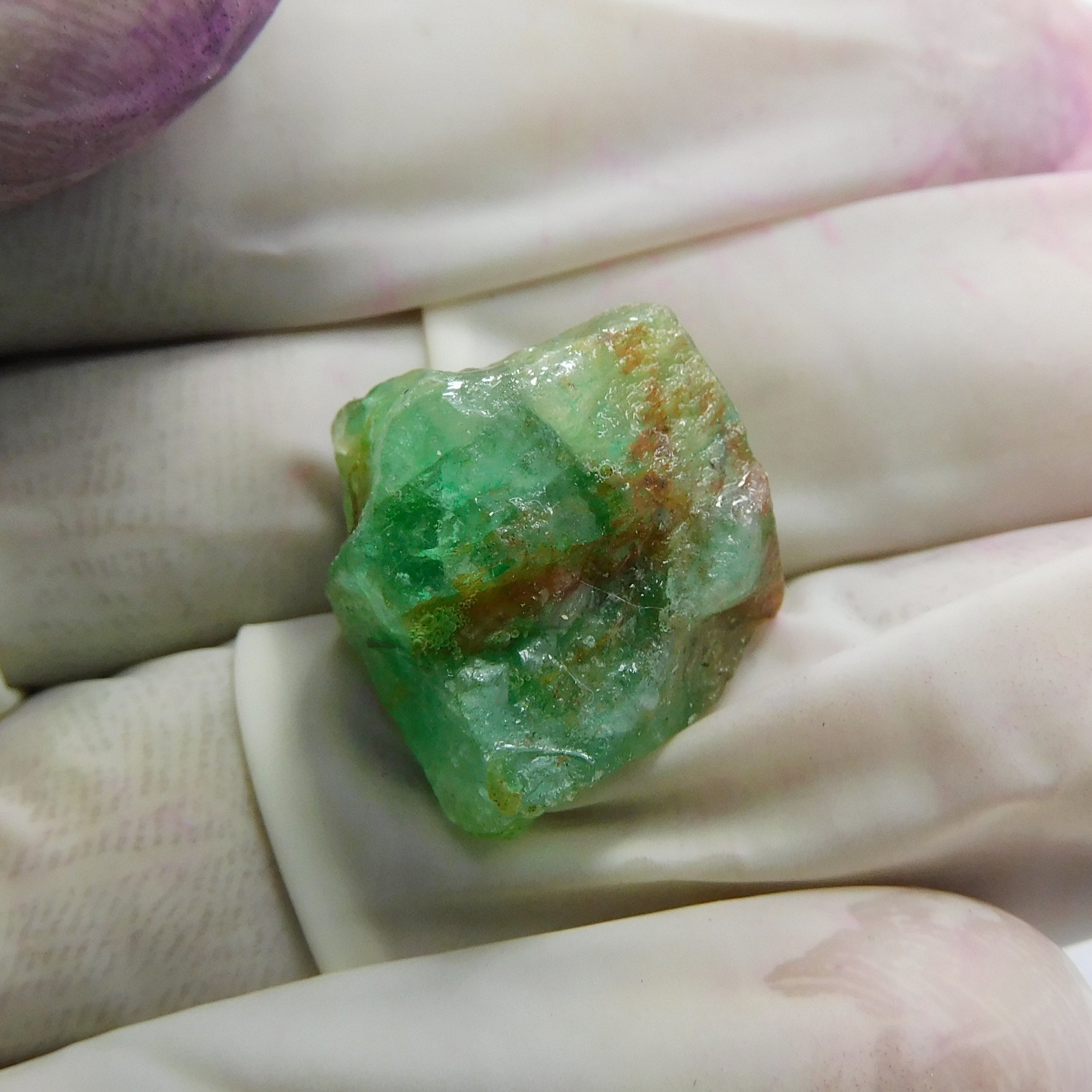 26.00 Carat Natural Raw Rough Certified Multi Color Fluorite Rough Loose Gemstone